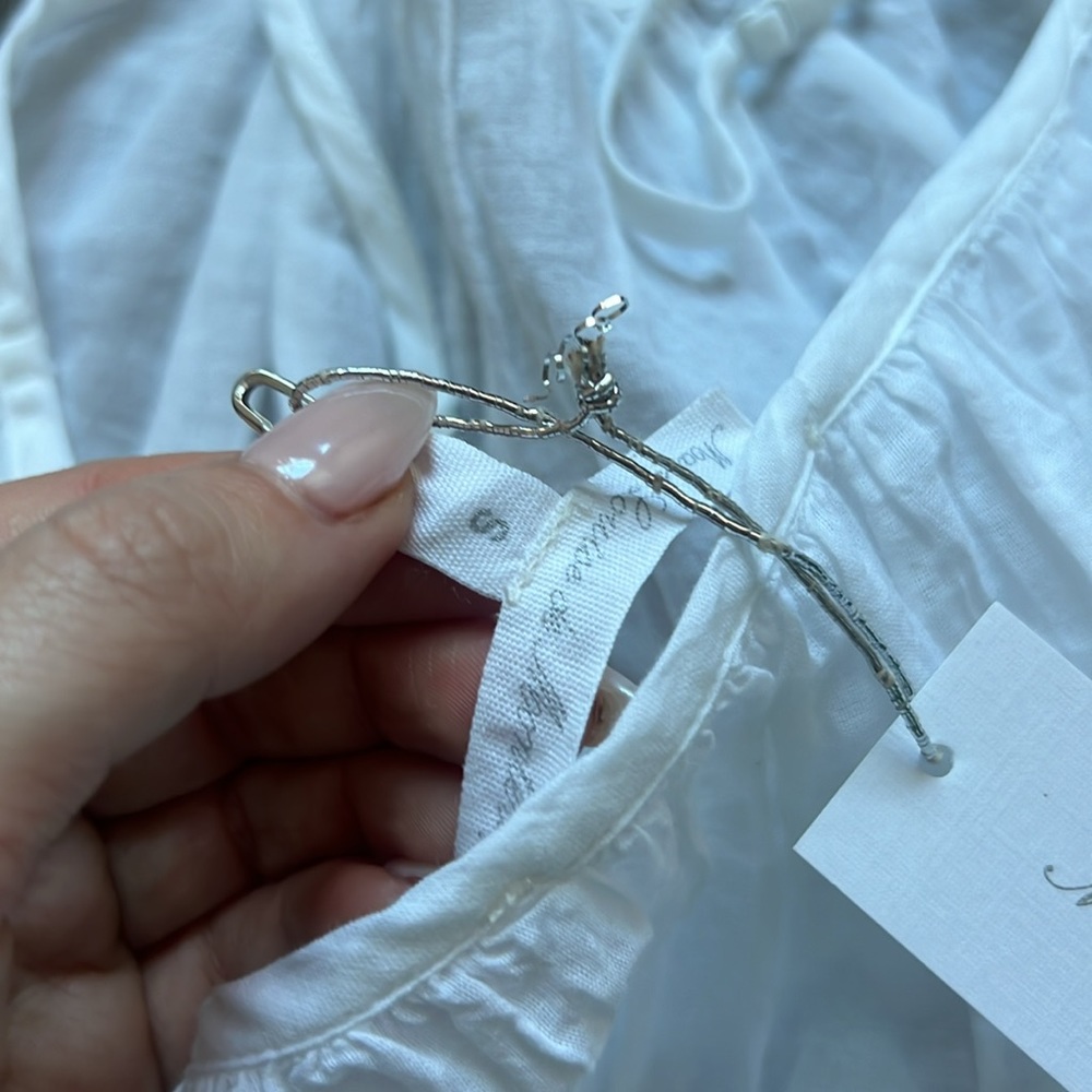 Marie Louise De Monterey Floral Embroidered Top - Picture 5 of 5